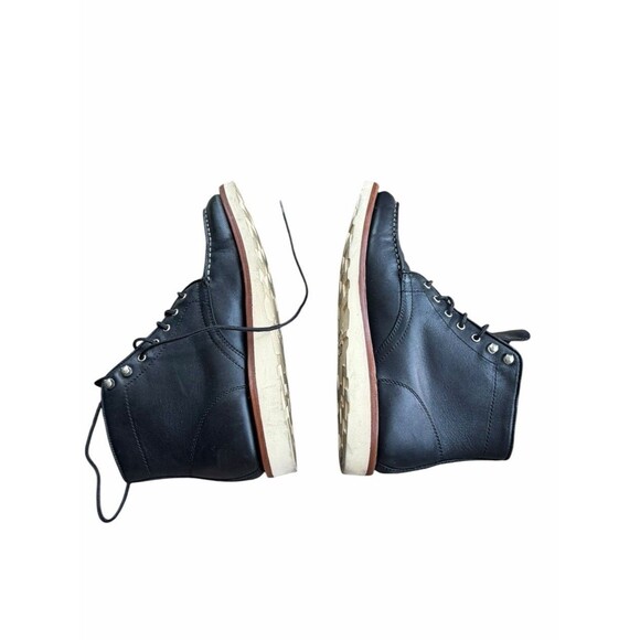 Thursday Boot Co. Everyday Boots Black Leather Lace Up Chukka Chelsea Boot White main image 5